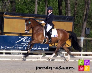 Victoria van den Berghe (Fra) et Cassiopaya, photo Pauline Bernuchon