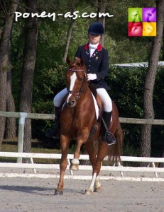 Victoria Borée (Fra) et Doppelspiel, photo Pauline Bernuchon