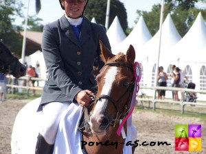 Championne des 5 ans C : Quietude d'Audes (Wb, Iram d'Audes x Abercrychan Spectator), photo Pauline Bernuchon