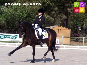 Charlotte Defalque et Epiascer prennent la 2e place du championnat belge, photo Pauline Bernuchon