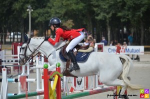 Nina Mallevaey et QUaline Rocha s'imposent dans l'As Poney Elite Grand Prix - ph. Camille Kirmann