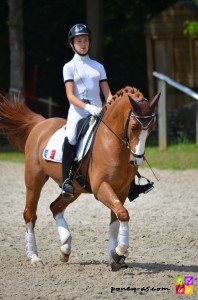 Léa Bonifay et Tim faisaient partie de la Kür à Compiègne - ph. Camille Kirmann