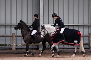 Camille et Milord en compagnie de Nina et Uhelem - ph. Cécile Cabre