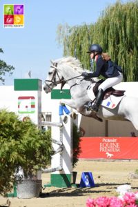 Pauline Scalabre et Sligo de Mormal (sans-faute, 3e du classement individuel) - ph. Poney As