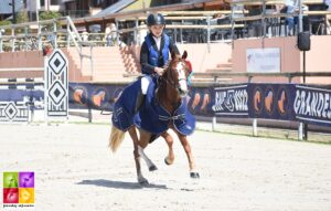 Idéale de Ker Us est la nouvelle championne des 4 ans C sous la selle de Fanny Legrand – ph. Poney As