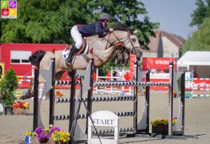 Arwen Le Saux et All Best du Rond Pré aux championnats d’Europe de Strzegom – ph. Marine Delie