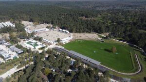 Plan de vue du site du Grand Parquet de Fontainebleau - ph. grandparquet.com