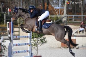 4e du GP As Excellence : Zoé Marechal et Berlioz d'Henann – ph. Poney As