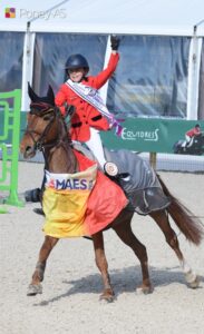 La jeune Belge Robin Vermeir compte déjà deux victoires à Opglabbeek ! - ph. Poney As