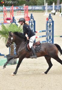 Pia Pouille et Espresso Graviere remportent la vitesse de l’As Poney Elite – ph. Poney As