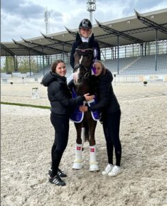 Rikke Maria Schoubye Johansen et D’Artagnan 187 remportent deux des trois reprises du CDIP d'Aachen - ph. Famille Johansen