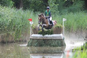 Emma Lemaitre et Flash des Etoiles sur le cross de Westerstede - ph. Susanne Lehmann / www.foto-job.com