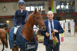 Victoire Chapalain et Fantho de l’Etape, seul couple sans faute du Grand Prix As Excellence - ph. Pôle européen du cheval